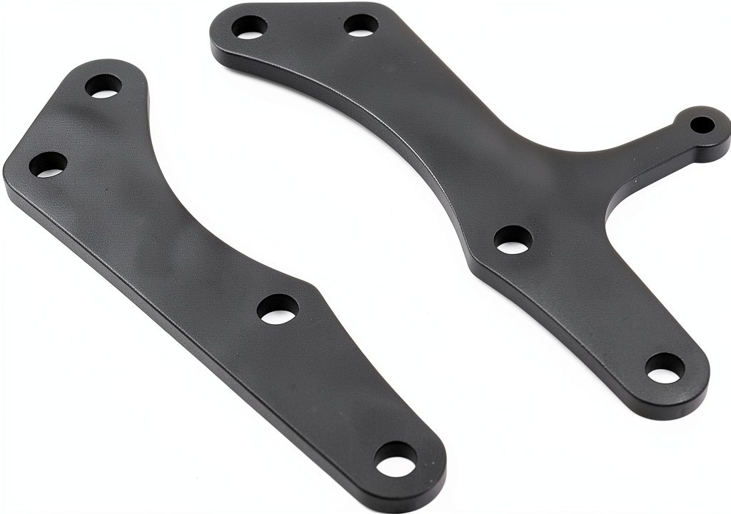 Installing Indian Lowering Link WOZEW Steel 1.5in Drop on a wooden workbench