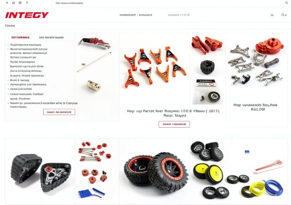 Rear Suspension Link Integy Billet Alloy Orange-0