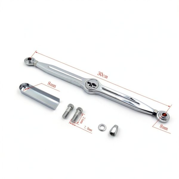 HTTMT Chrome Skull Style Shift Linkages-5