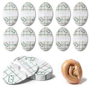 Qulkws Waterproof Ear Stickers 100 Pack Disposable Swimming Plugs-0