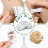 Qulkws Waterproof Ear Stickers 100 Pack Disposable Swimming Plugs-3