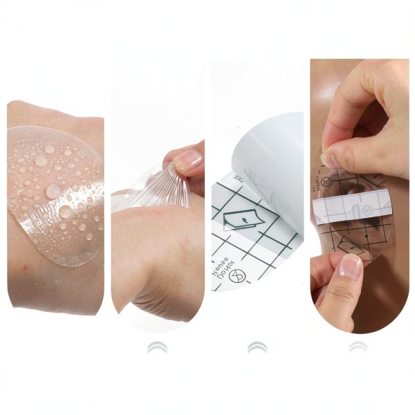 Qulkws Waterproof Ear Stickers 100 Pack Disposable Swimming Plugs-2