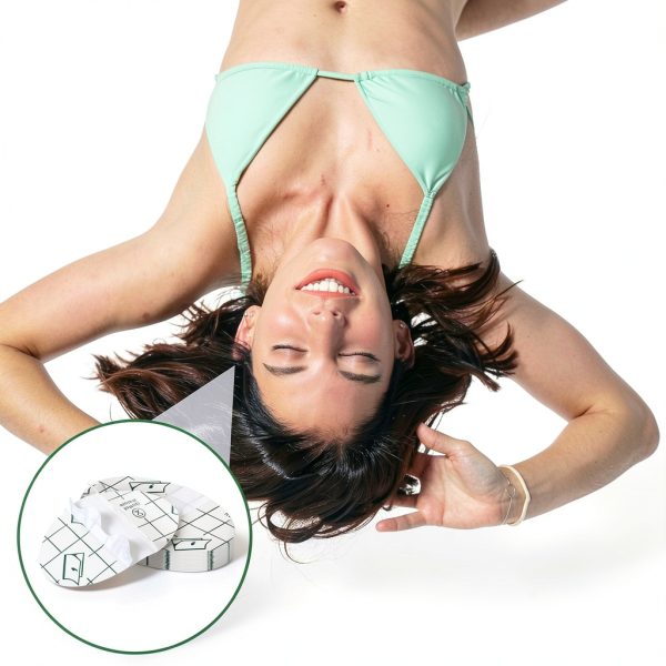 Qulkws Waterproof Ear Stickers 100 Pack Disposable Swimming Plugs-6