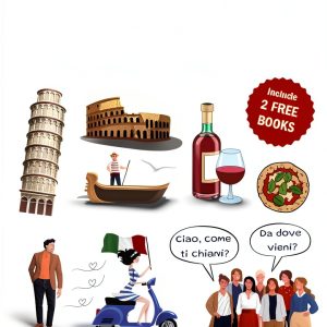 Italian Language Instruction eBook by Amazon with 237 Page Workbook-0