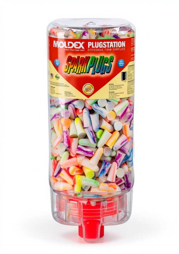 Moldex SparkPlugs® PlugStation® Disposable Foam Earplug Dispenser 6645, NRR 33dB-5