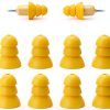 Klowcok Replacement Eartips for Plugfones Liberate 2.0 Yellow 4 Pairs-0
