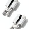 Ear Clip Electrode PPZ Rubber White for Tens 7000 & Standard Units-5