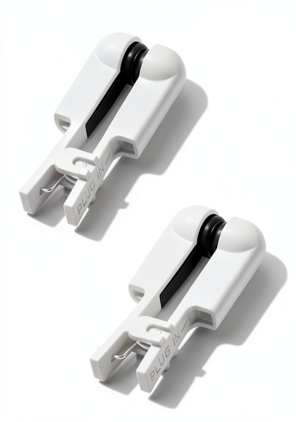 Ear Clip Electrode PPZ Rubber White for Tens 7000 & Standard Units-5