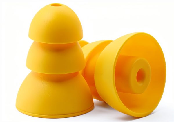 Klowcok Replacement Eartips for Plugfones Liberate 2.0 Yellow 4 Pairs-3
