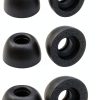 Klowcok Replacement Memory Foam Ear Tips for Bose QuietComfort Earbuds, Comfort Fit(3 Pairs, S/M/L, Black)-2