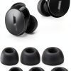 Klowcok Replacement Memory Foam Ear Tips for Bose QuietComfort Earbuds, Comfort Fit(3 Pairs, S/M/L, Black)-0