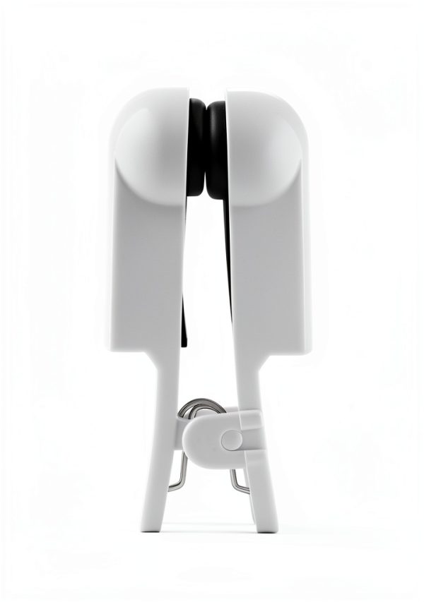 Ear Clip Electrode PPZ Rubber White for Tens 7000 & Standard Units-1