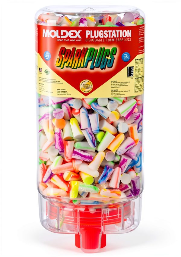 Moldex SparkPlugs® PlugStation® Disposable Foam Earplug Dispenser 6645, NRR 33dB-0