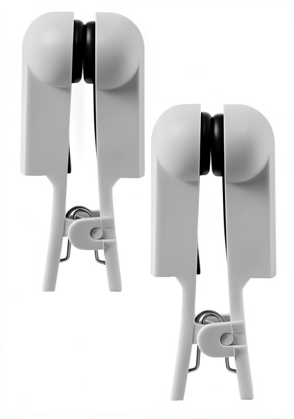 Ear Clip Electrode PPZ Rubber White for Tens 7000 & Standard Units-0