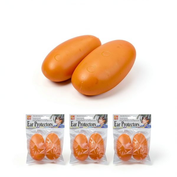 Beauty Town Salon Ear Protectors (6 Ear Covers Total) - 3 Pairs of Synthetic Rubber Ear Cover Protector from Heat Burns Chemical Treatments-1
