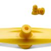 Klowcok Replacement Eartips for Plugfones Liberate 2.0 Yellow 4 Pairs-4
