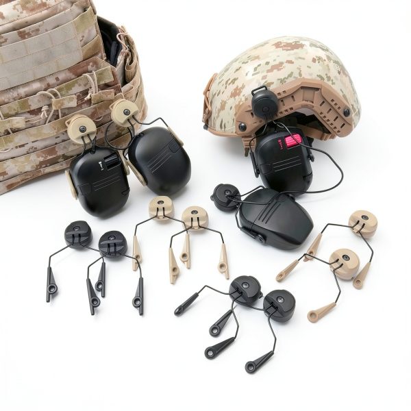 ARC Rail Adapters for Walker Electronic EarMuffs, Black Mounting-5