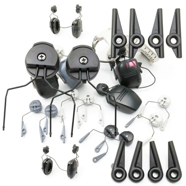 ARC Rail Adapters for Walker Electronic EarMuffs, Black Mounting-3