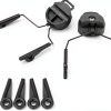 ARC Rail Adapters for Walker Electronic EarMuffs, Black Mounting-0
