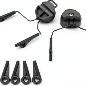 ARC Rail Adapters for Walker Electronic EarMuffs, Black Mounting-0